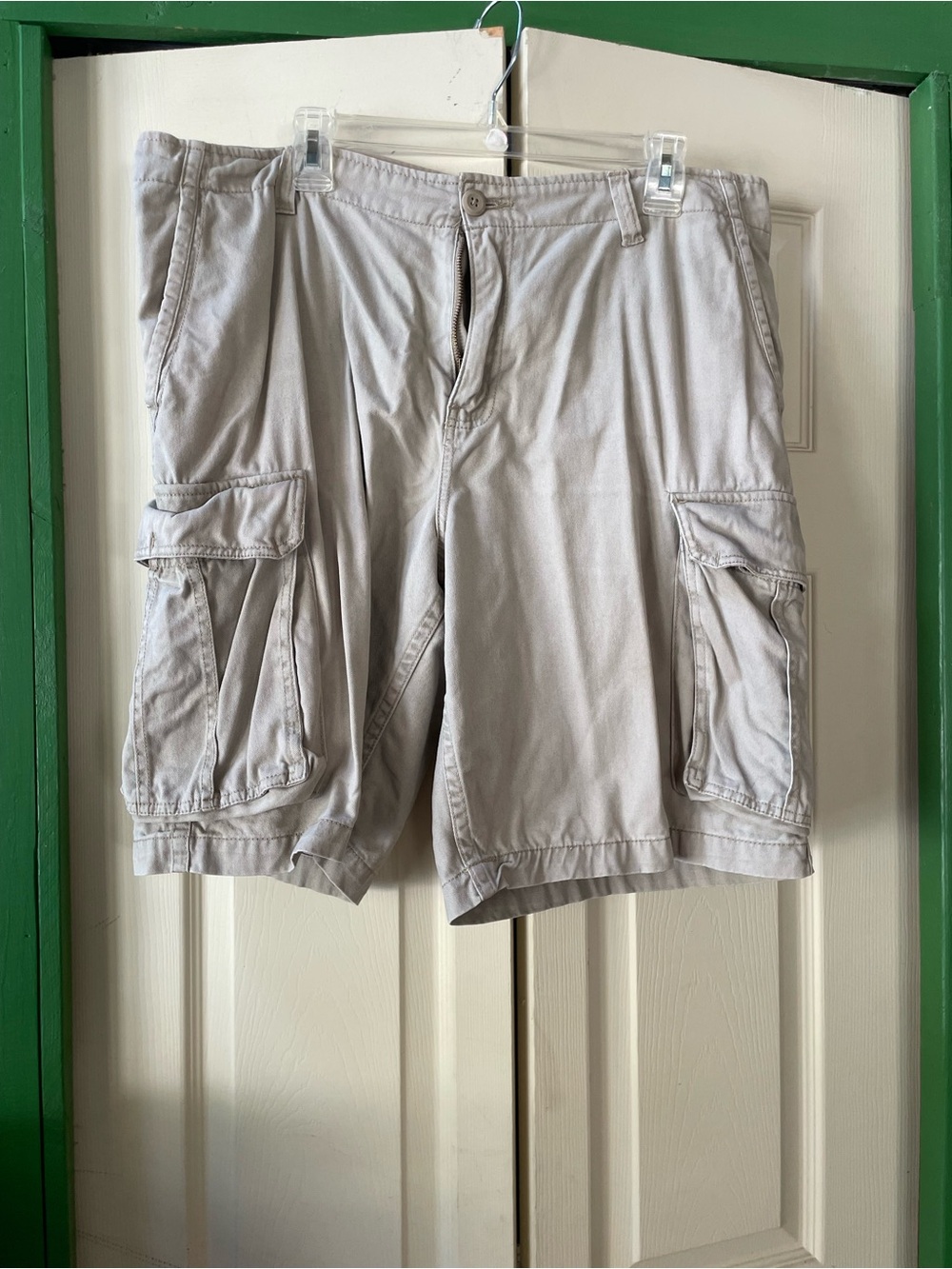 Men's Cargo Shorts - Kaki/Tan